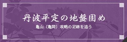 丹波平定の地盤固め